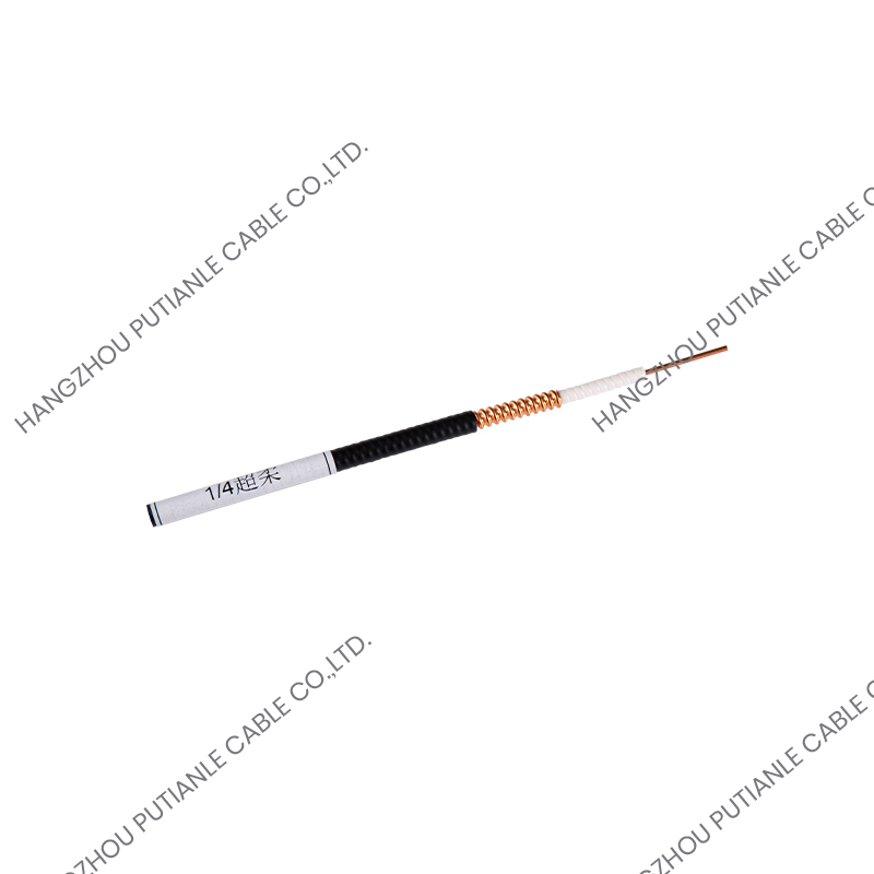 1/4 "Super Super Super Spiral Tubper Tubper 50 Ohm Coaxial Cable